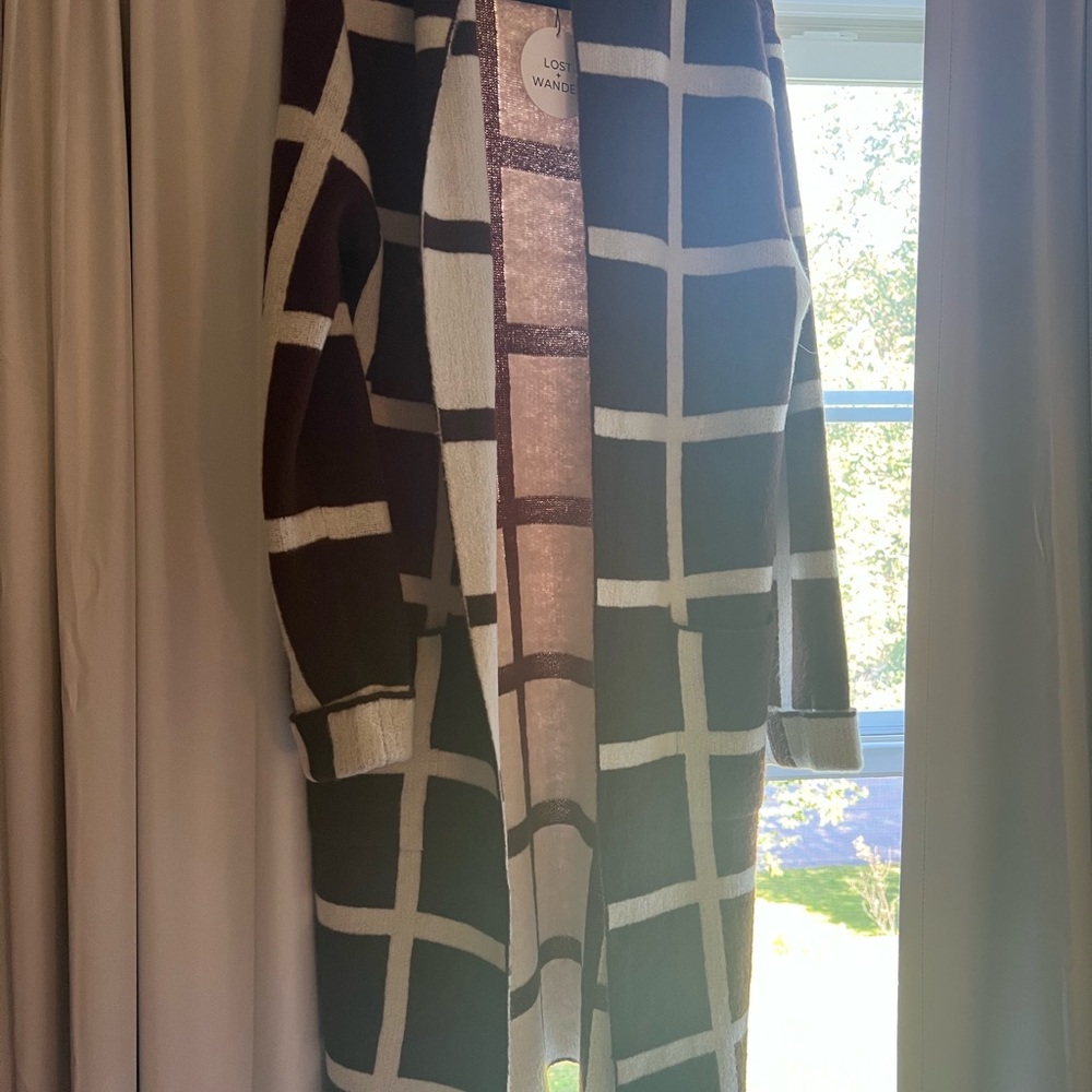 Lost and Wander cozy wool sweater coat